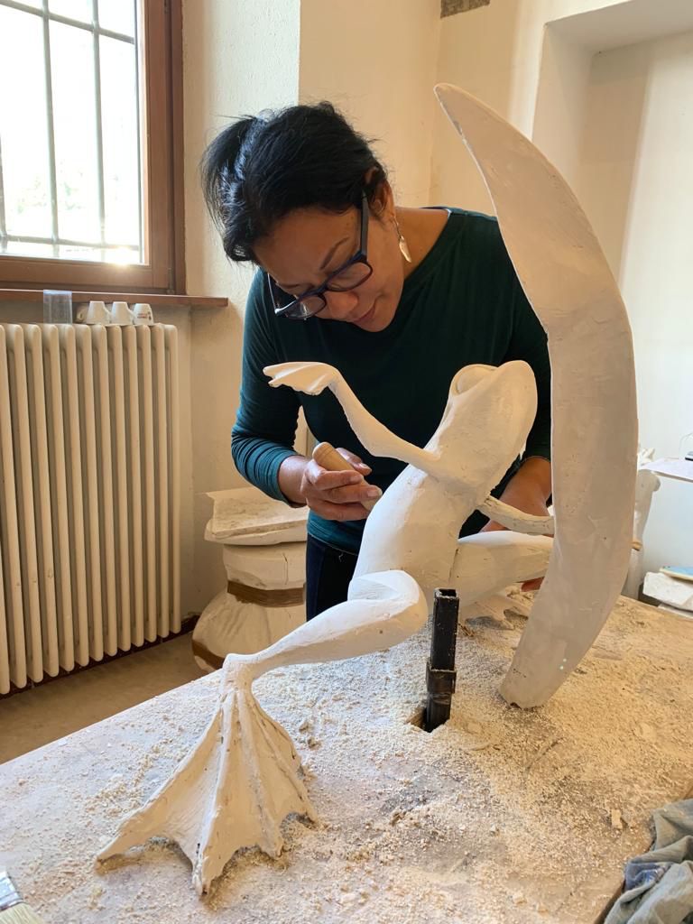 Silvia Meier al lavoro